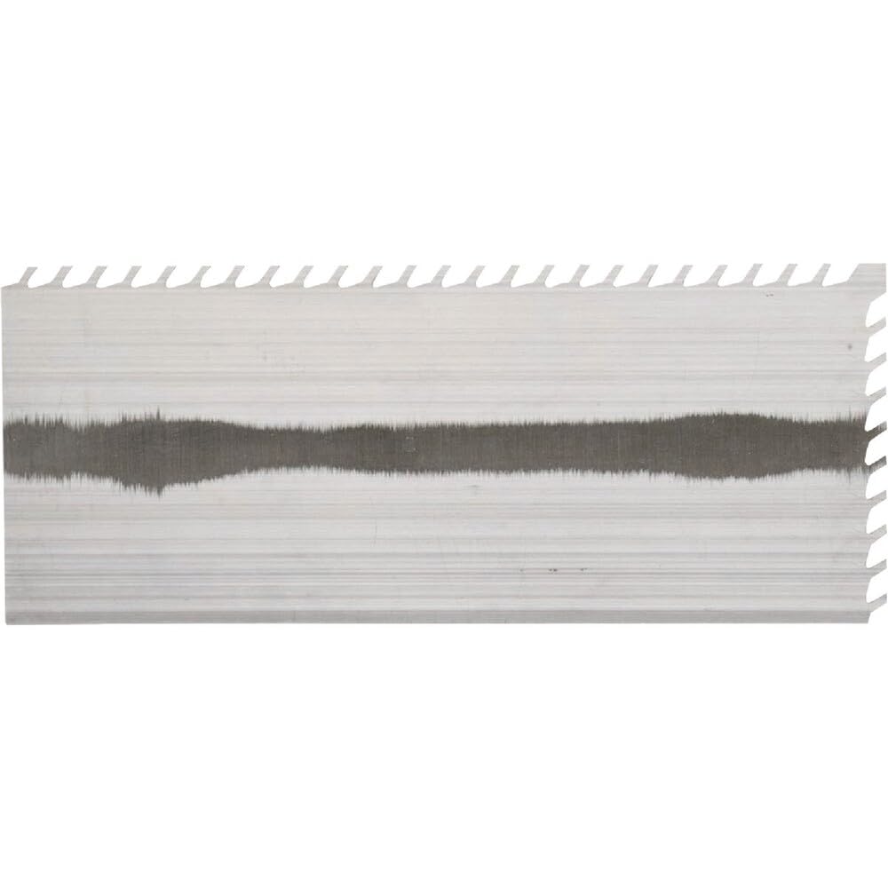 Marshalltown Lay Flat llana dentada, muesca 6 mm, acero al carbono, mango Durasoft, tamaño: 279x114 mm