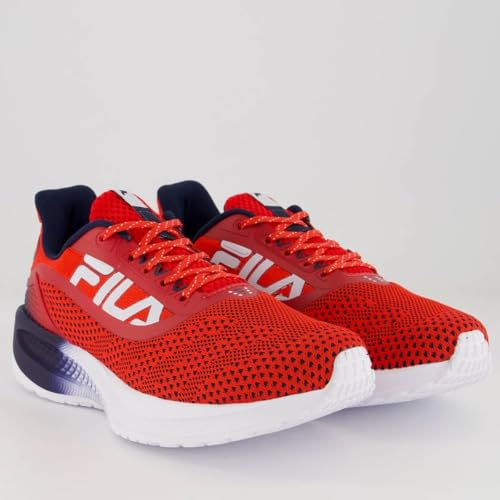 Tenis Fila Efecto Masculino,Vermelho/Marinho/Branco,38