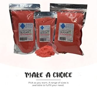 Baking Beauty and Beyond Premium Candy Floss Sugar 100g - Strawberry Flavour