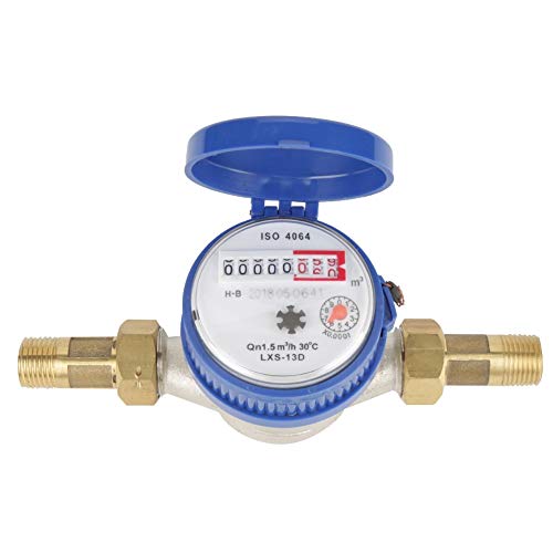 DEWIN 1/2 inch Cold Water Flow Meter with Fittings