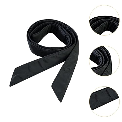 Women's Winter Puffer Down Coat Replacement Belt 180cm Waistband Sash Girdle for Jackets and Coats- Matte Black3