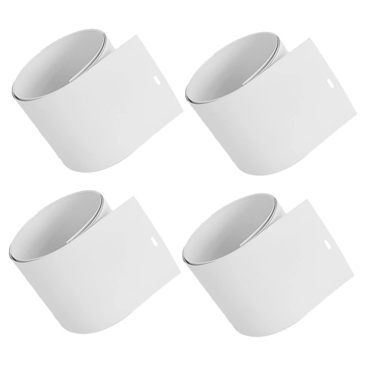 Levemolo Vertical Blind Repair Tabs 4pcs Replacement Slats PVC Slats for Windows Sliding Door