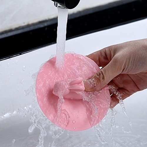 Tapones de Drenaje de Silicona Rosa para Bañera 4 piezas miniatura 5