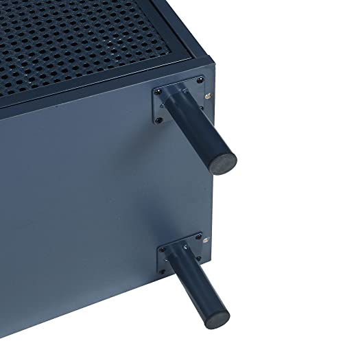 Levnarysideboardbuffetcabinetstoragecabinetwith3drawersand3doorsaccentconsoletablewithadjustableshelvesforkitchenlivingroomgrayblue Urban Country Home Decor Levnary sideboard buffet cabinet storage cabinet with 3 drawers and 3 doors accent console table with adjustable shelves for kitchen living room gray blue urban country home decor