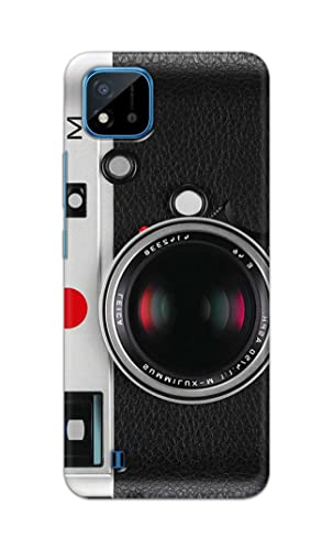 Image of Printed Hard Back Cover Case for Realme C20 | Realme C20A | Realme C11 2021 Back Cover (Vintage Camera) -1302