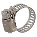 ANKROYU 50Pcs 304 Stainless Steel Hose Clamps Heavy Duty Adjustable Fuel Line Clamps for Automotive Marine Industrial Plumbing Applications (13-19)