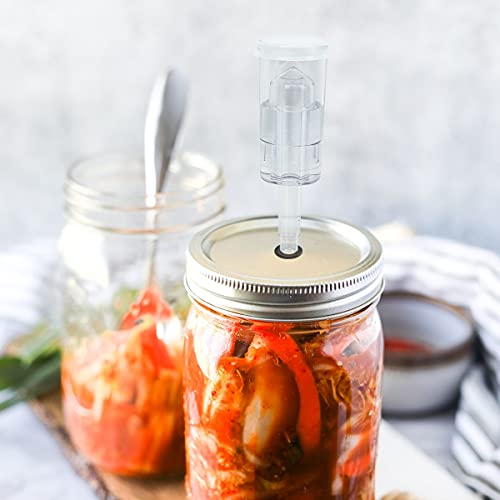 Brewland 6 Packs 3 Piece Airlocks For Fermenting With #6 Stoppers And Grommets, Air Lock Ferment For Beer Wine Making, Home Brew Bubble Airlock For Fermentation Carboy (6 Airlock+4 Bung+8 Grommet Set) #TOP5