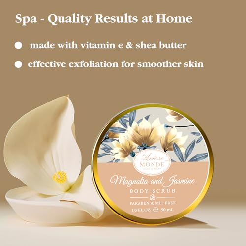home spa gift basket bath spa kit for women with body lotion shower gel bubble bath body scrub bath salt bath bomb bath gift set for mother wife her with magnolia and jasmine scent