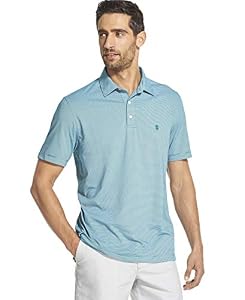 Image of IZOD Men's Breeze Short Sleeve Solid Polo, Ocean Depths, X-Large