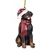 Design Toscano Christmas Ornaments - Xmas Rottweiler Holiday Dog Ornaments