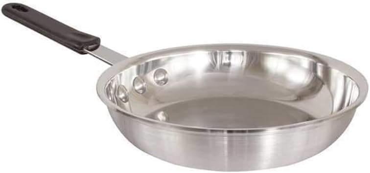 Crestware 12.625-Inch Natural Induction Fry Pan with Handle