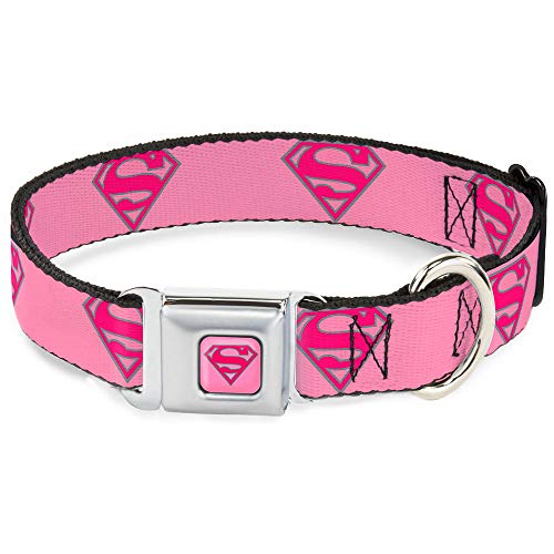 Collier de Chien Superman Shield Rose Buckle Down pour petit chien - 2