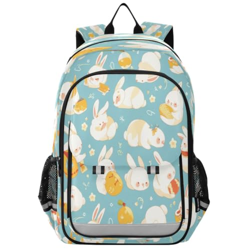Sac à dos scolaire lapin blanc pour enfants ados voyage école