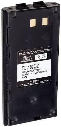 Miniatura 2 de Batería compatible con Motorola Radius P100 Radio bidireccional recargable 10v 1200mAH Ni-CD