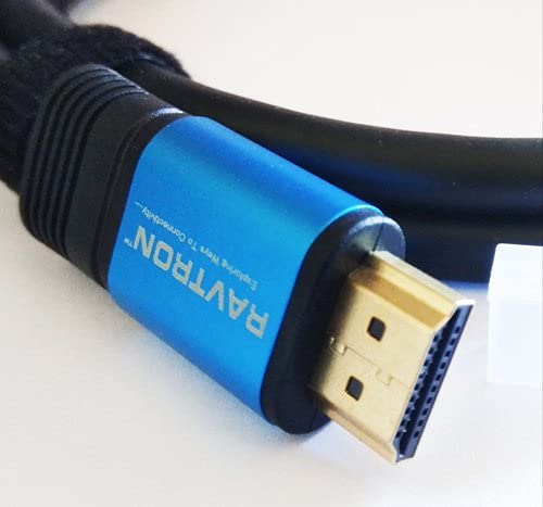 Image of Ravtron High Speed HDMI Cable with Ethernet - Supports 3D, 4K 60Hz, Audio Return - Version 3 Meter /10 Feet