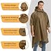 Opret Wasserdichter Regenponcho Damen Herren, Wiederverwendbar Regencape