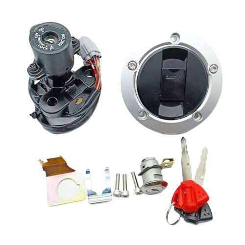 Kit interrupteur d'allumage avec bouchon de réservoir et serrure de selle pour Suzuki GSXR 1000