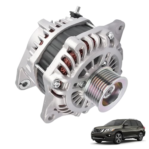 TEKKOAUTO Alternator Replacement for Nissan Murano Pathfinder 3.5L INFINITI JX35 QX60 2013-2016 150A CW 7-Groove 231003JA1A 11538 23100-3JA1ARE