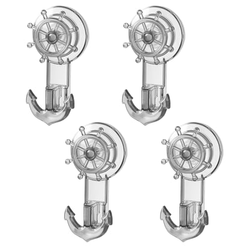 Zouboto FQ-JJ-GJ-003 Maritimer Saugnapf-Haken 4er-Set