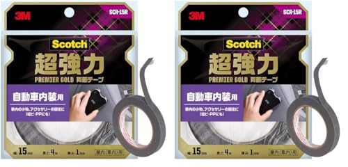 3M XRb` ͗ʃe[v v~AS[h ԓp 15mm4m SCR-15R (× 2)
