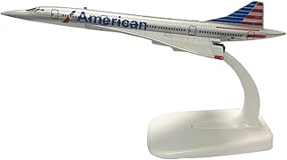 1:400 Concorde Supersonic Air American Aircraft Metal Alloy Diecast Model (Concorde Air American)