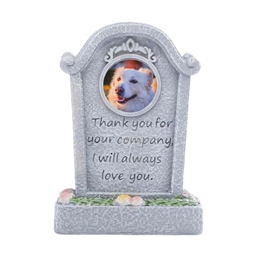 Pet Small Animal Memorial Outdoor Headstone for Garden, Accompany