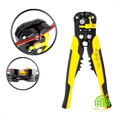 Alicate Desencapador De Fios 3x1 Depacador Corte E Crimpador Autoajustável Profissional Reforçado pa