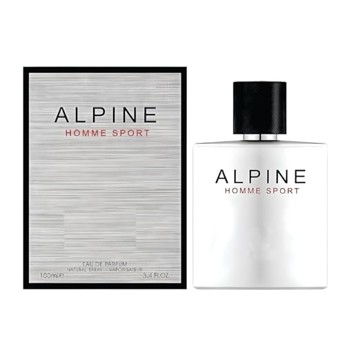 Sapphire’s choice - Alpine Homme Sport Perfume | Alpine Homme Sport Eau de Parfum for Men 100ml | Mandarin,Sandalwood and Musk Fragrance | Men Perfume Made in Dubai