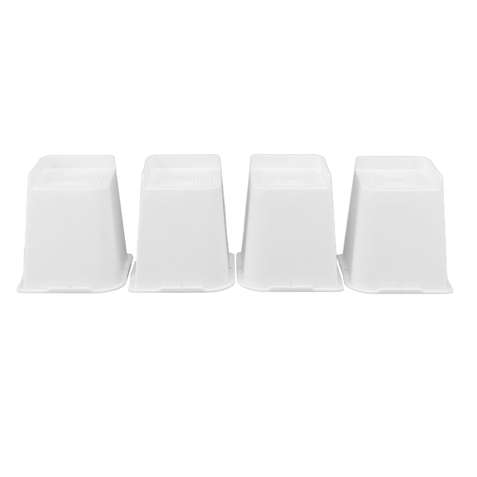 4 Uds. Elevadores para Muebles, Elevador Trapezoidal de 6 Pulgadas en Forma de L, elevadores Antideslizantes para Cama, sofá, Extensor de Patas para Muebles