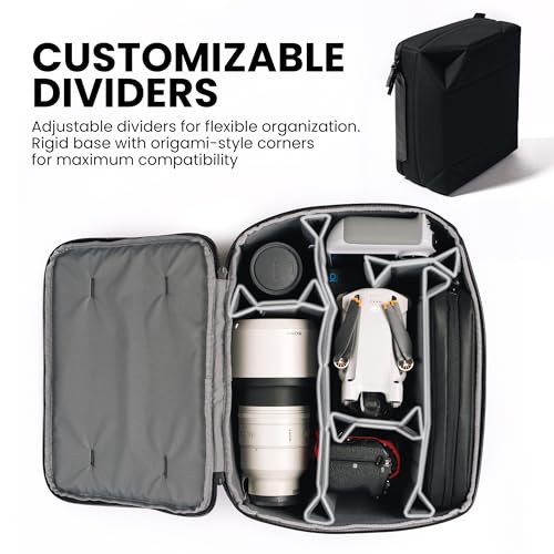 Image of NANUK N-Cubik 13M Camera Bag Insert - Medium Water-Resistant Cube - Shockproof Protective Camera Insert for Backpack (11,4 inchx 12,5 inch x 5,1 inch)