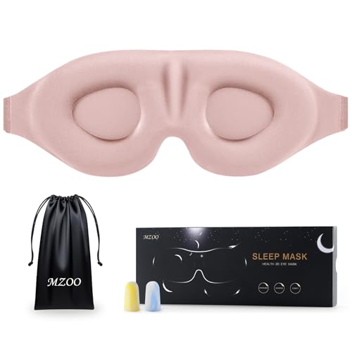 MZOO Luxury Sleep Eye Mask for Side Sleeper Men Women, Zero Eye...