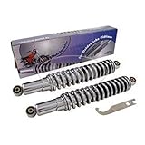 Simson Art.-Nr. 174690 Set Federbein mit Hakenschlüssel, SWH SPORT, ca. 365mm - Augen Ø8mm - 5-fach verstellbar - Simson S50, S51, S51Enduro, S53, S70, S83