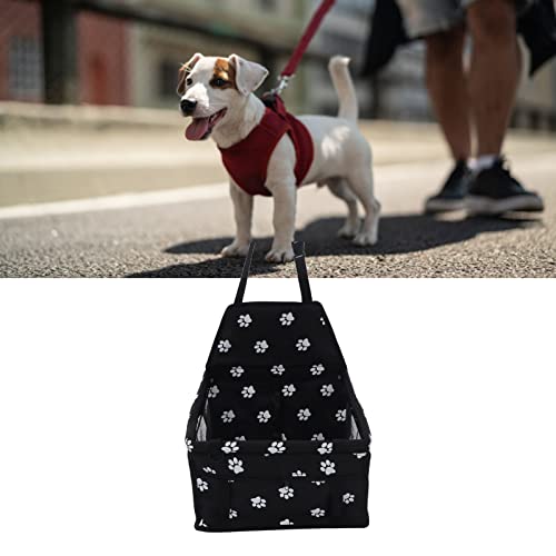 Cesta de Carro para Cães, Assento de Carro para Animais de Estimação, Estrutura Resistente, Tecido O