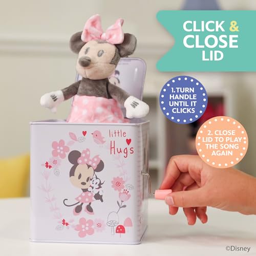 Image of Disney Baby Minnie Mouse Jack-in-The-Box - Musical Toy for Babies- Pink