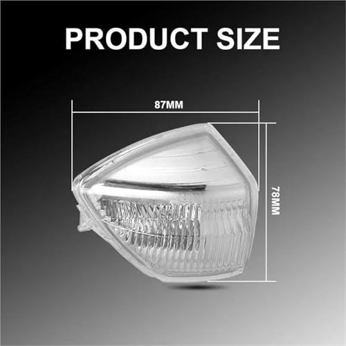 Luces señal giro lateral con cubierta resistente para retrovisor Ford Escape 2