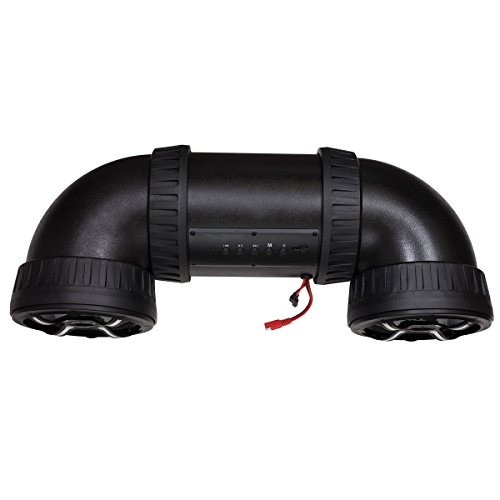 Bazooka 8" ATV-TUBE Off Road Bluetooth Speaker System with LED Illumination (Black) - Thumbnail 4