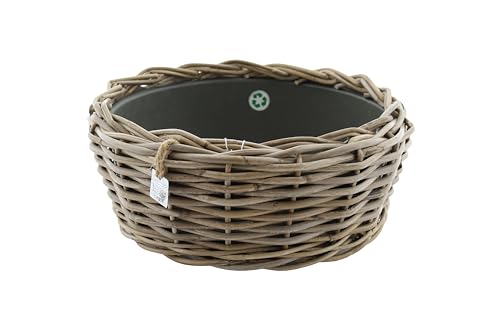 Klocke Dekorationsbedarf Rattan Pflanzkorb mit Einsatz -...