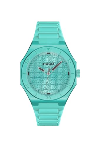 Image of HUGO Men's #Grail Sport Watch - 44mm Stainless Steel Case, Multifunction Movement, Bold Design, Quartz Accuracy, Sporty and Dynamic Style - Gift for Him