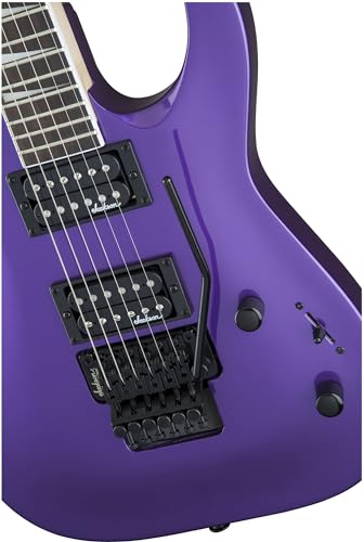 Image of Jackson JS Series Dinky Arch Top JS32 DKA Electric Guitar - Pavo Purple Bundle with Cable, Tuner, Strap, Picks, and Austin Bazaar Instructional DVD