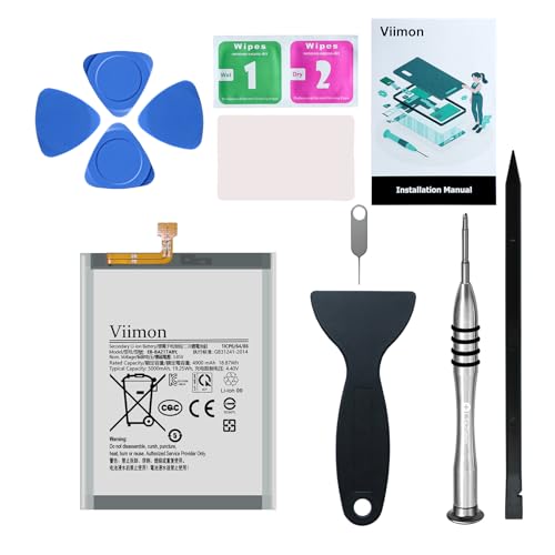 Viimon Battery Replacement Kits (New Upgraded) Compatible with Samsung Galaxy A12 and A21S with Installation Manual and Repair Tool Kits