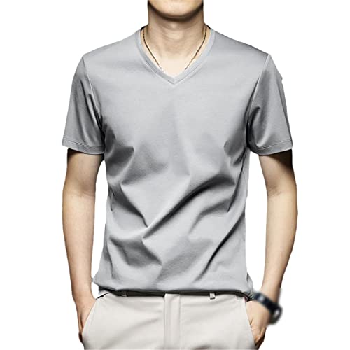 T-shirt en coton Kelsiop pour homme : le confort d'un basique col rond élégant