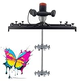 Elektrische Tankmischermaschine, Farbrührmaschine, IBC-Farbmischer, handgehaltener Schlammmischer, mit Stützaufhänger, klappbarer Propeller, for Tintenlöser-Rührwerk(B)