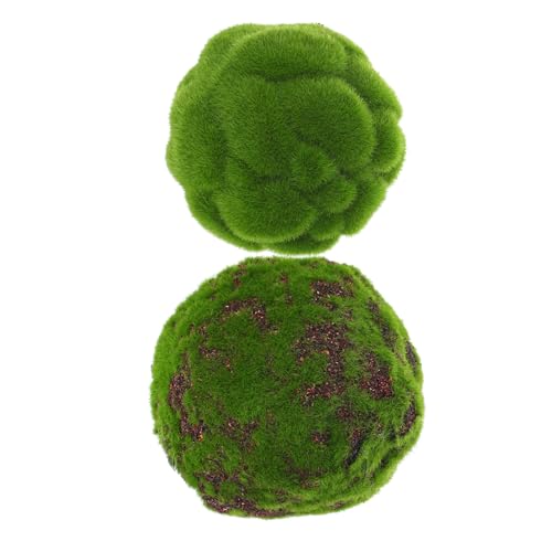 RORPOIR 2pcs Decorative Artificial Topiary Spheres for Indoor Outdoor Planters Centerpieces Home and Garden Decor Low Maintenance Versatile Design