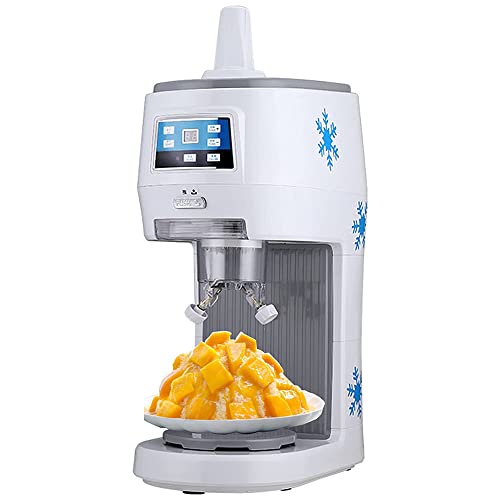WENKA Automatic Commercial Shaved Ice Machine, Stainless Steel Smoothie Frozen Drink Machine, Supermarket Cafe Cocktail Juice Milkshake Melting Smoothie Machine