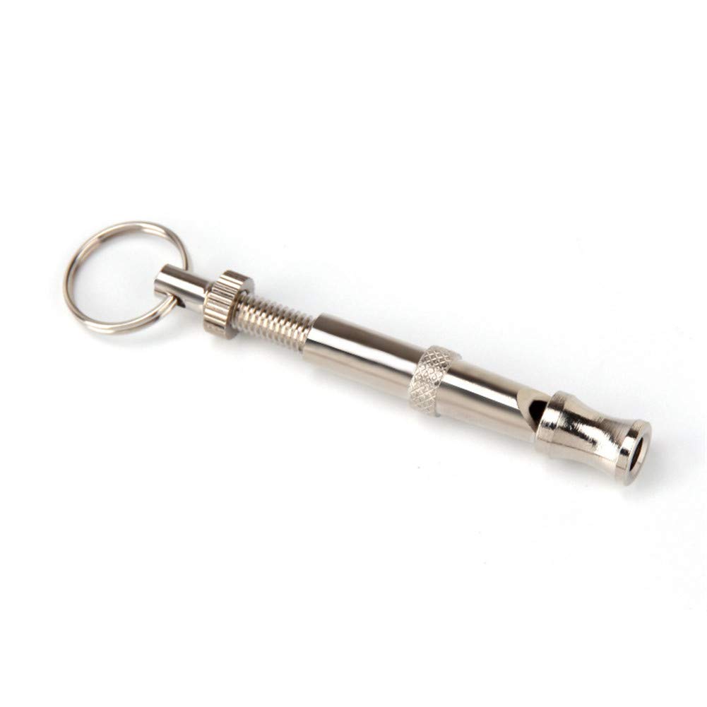 Sifflet pour Chiens Sifflet Ultrason Chien Anti Aboiement Métal Sifflet Chien Sifflet Formation Le Comportement du Chien Formateur 2pcs