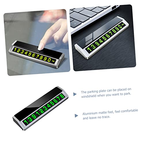 Wakauto Logotipo Carro Estacionamento Temporário Estacionamento Oculto Número De Estacionamento Temp