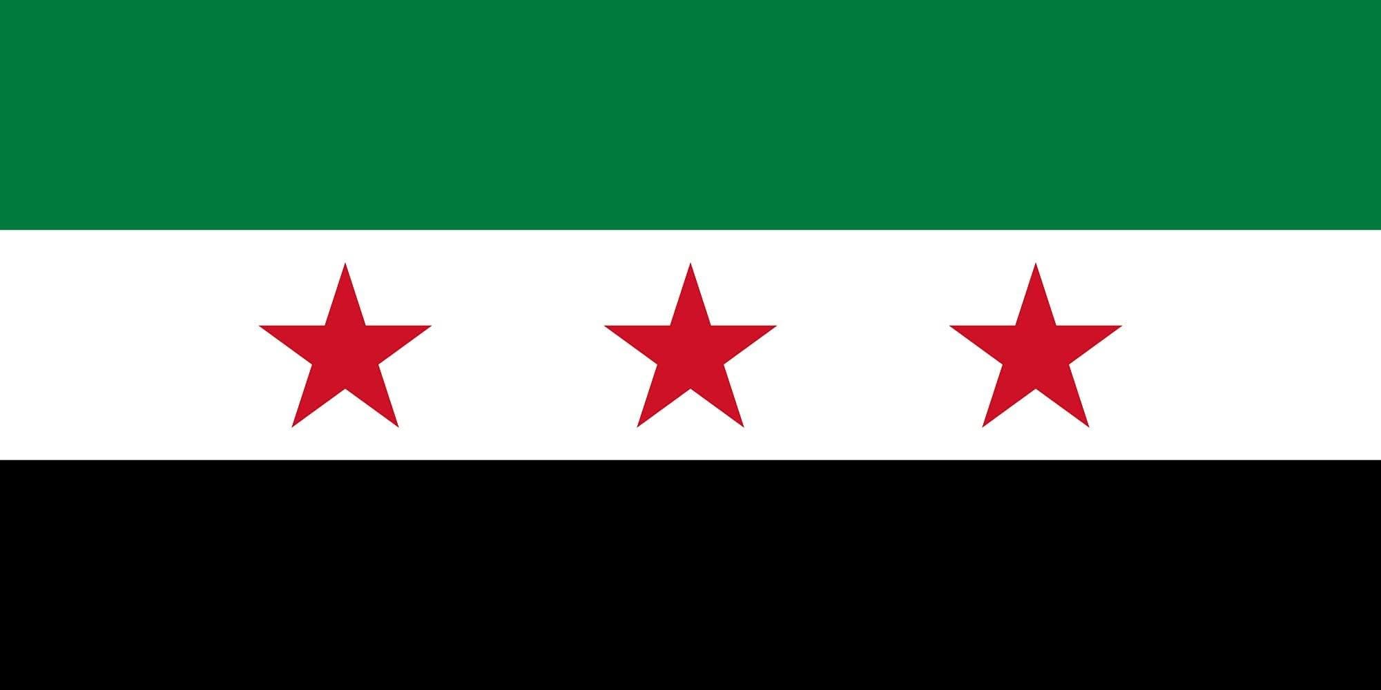 Drapeau XL Syria 1930-1958 en tissu grand format pour collectionneurs