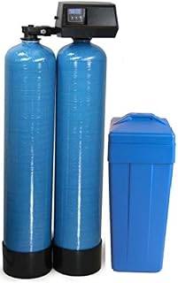 USA Fleck 9100 SXT Twin Tank Metered On-Demand 40,000 Grains Per Tank Water Softener 24/7 Soft Water Ships Loaded