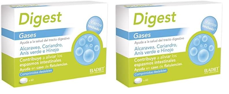 BIGEST DIGEST GASES 60 Comp (Paquete de 2)