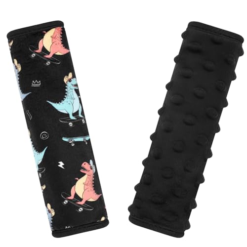 Image of Seat Belt Covers for Kids, 2 Pack Double-Sided Use Shoulder Pads for Kids